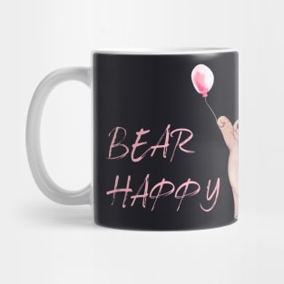 Let's be happy cute Bear Mug